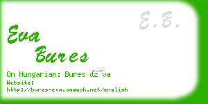 eva bures business card